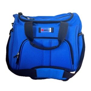 DELSEY Blue Carry-On Weekender Duffel Travel Shoulder Strap or Hand Carry Bag